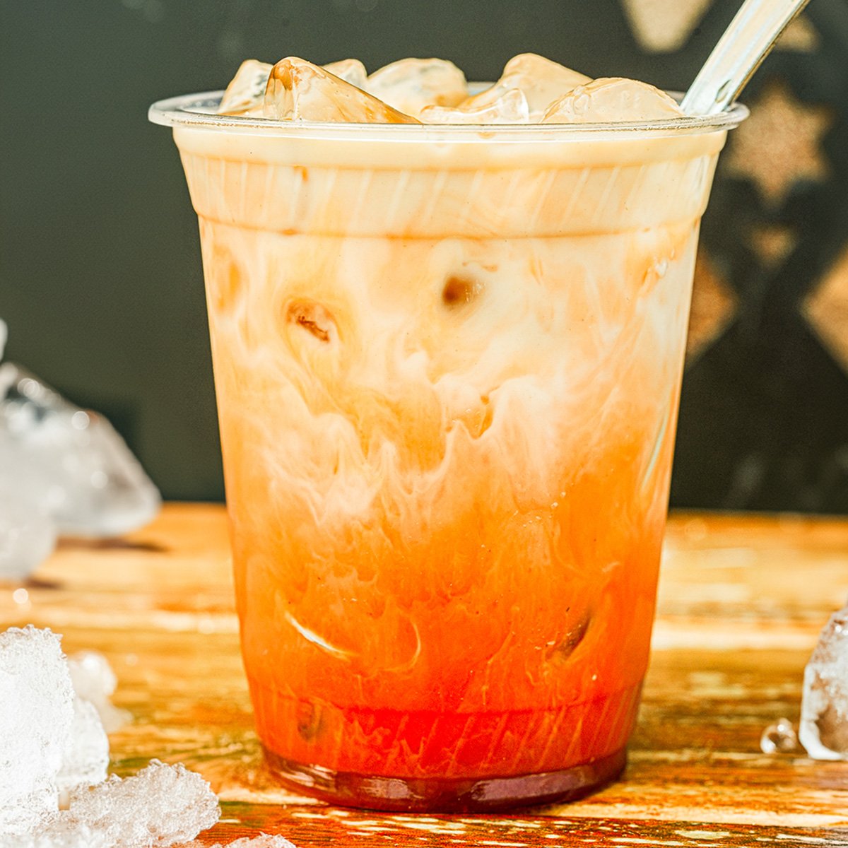 ຊາໄທຍເຢັນ Thai Tea 타이티